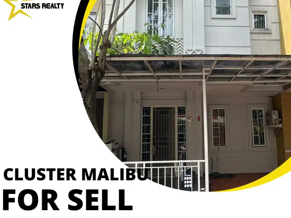 DIJUAL Cepat Cluster Malibu Gading Serpong Siap Huni Semi Furnish