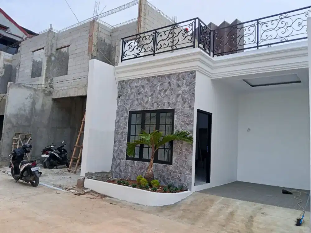 Rumah Murah modern ada Rooftop dicimanggis cibubur