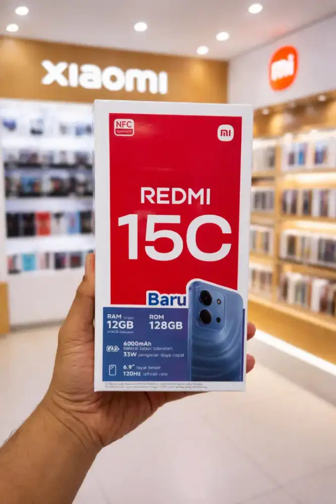 New Redmi 15c 6/128 Segel Box