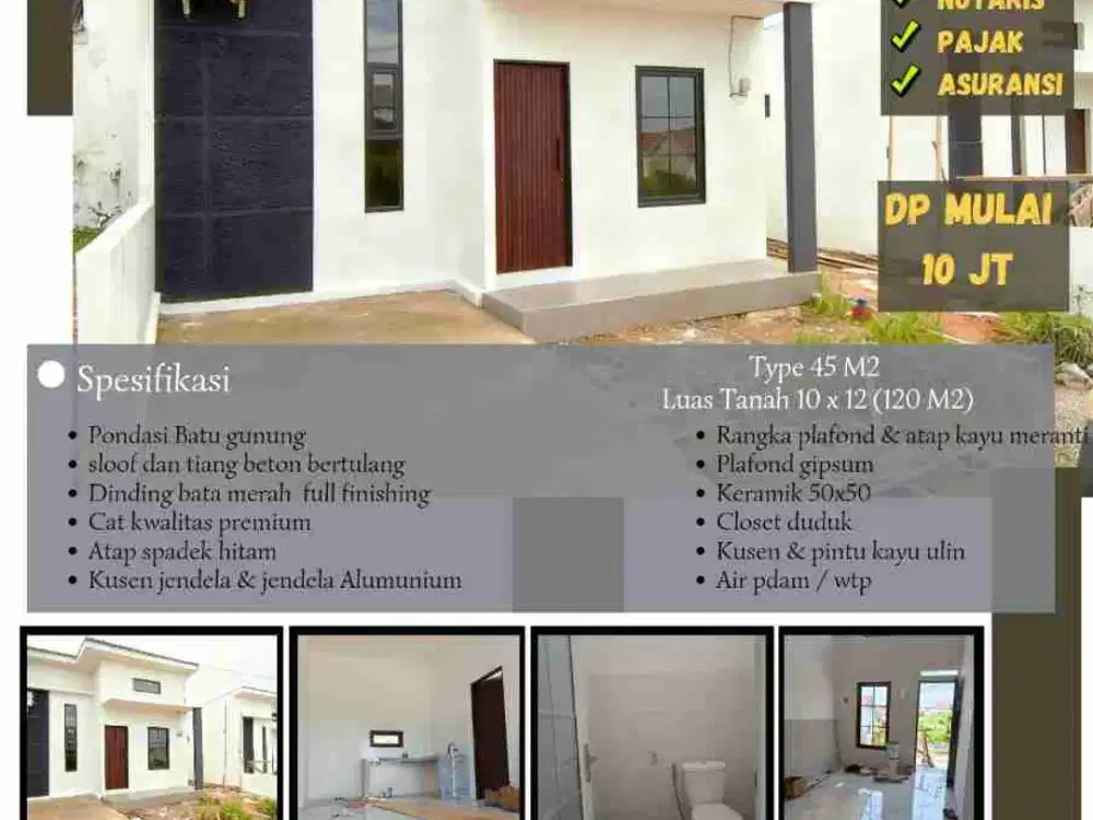 HUNIAN EKSKLUSIF DENGAN DP RINGAN FREE SEMUA BIAYA2