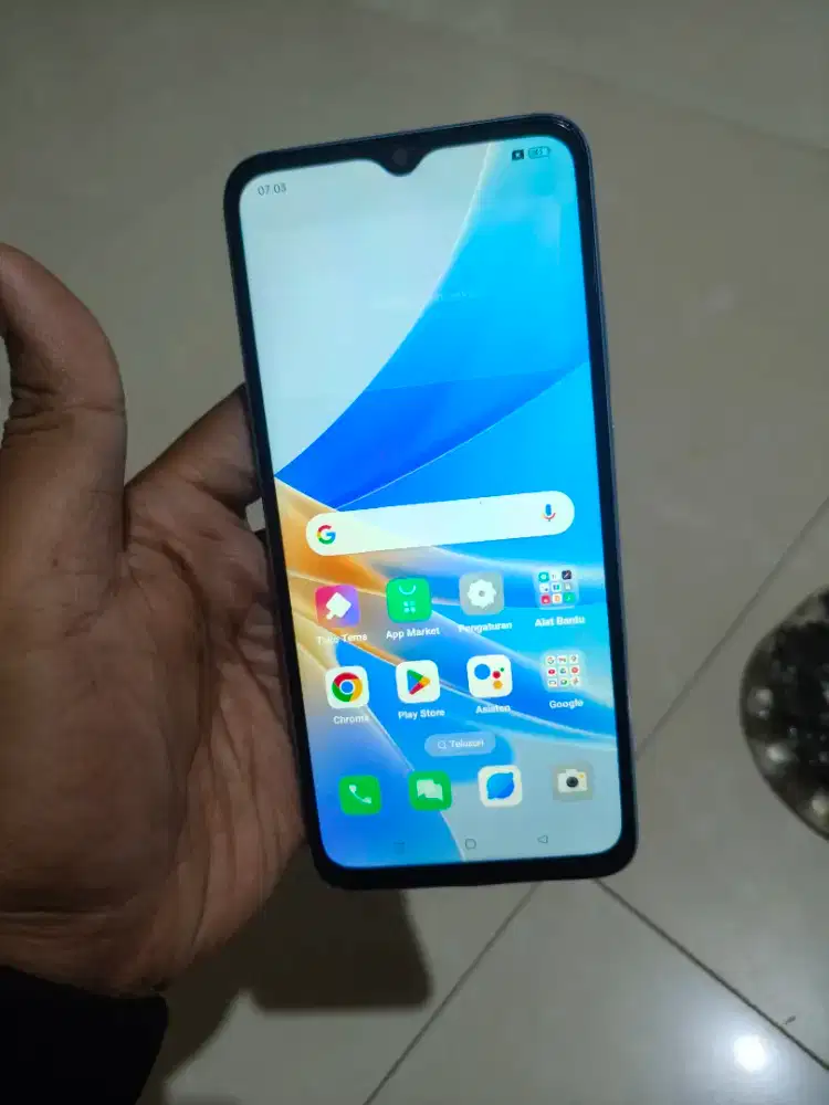 Oppo a17 64gb blue fulset