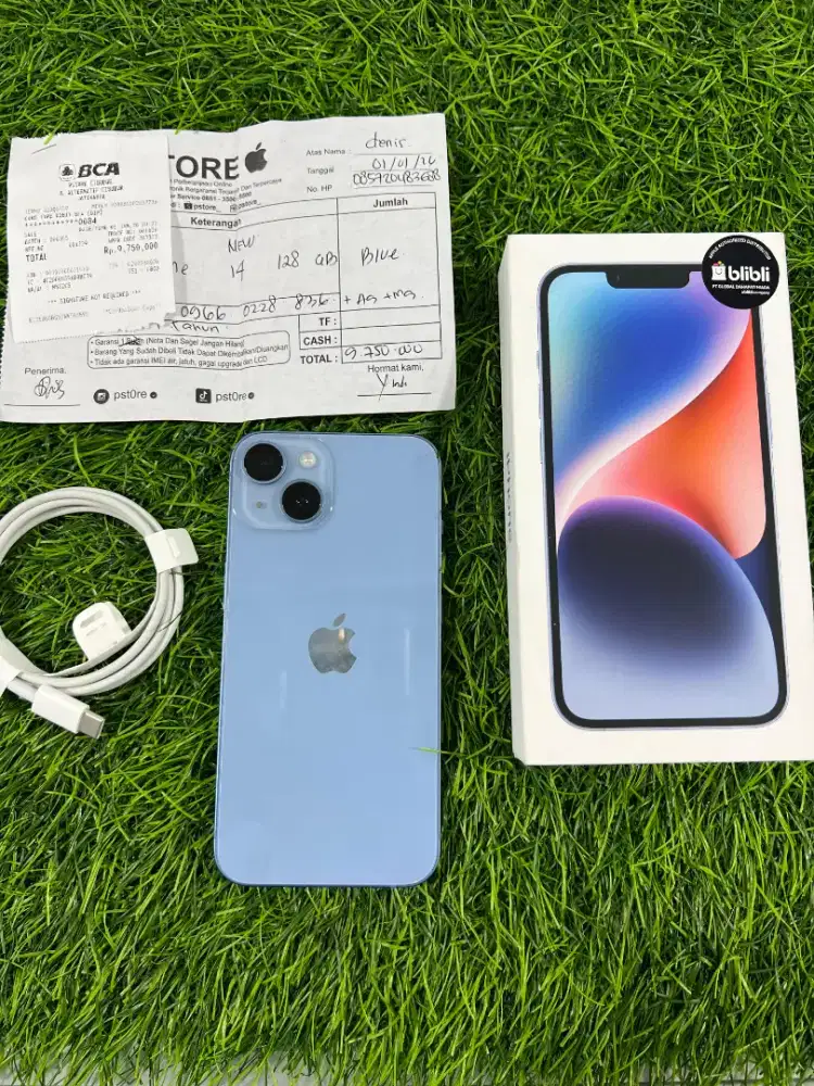 iPhone 14 128gb pakai 2minggu iBox 
Bh 100%
Jangan tanya minus