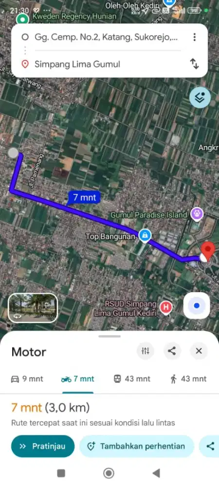 Tanah kavling siap bangun