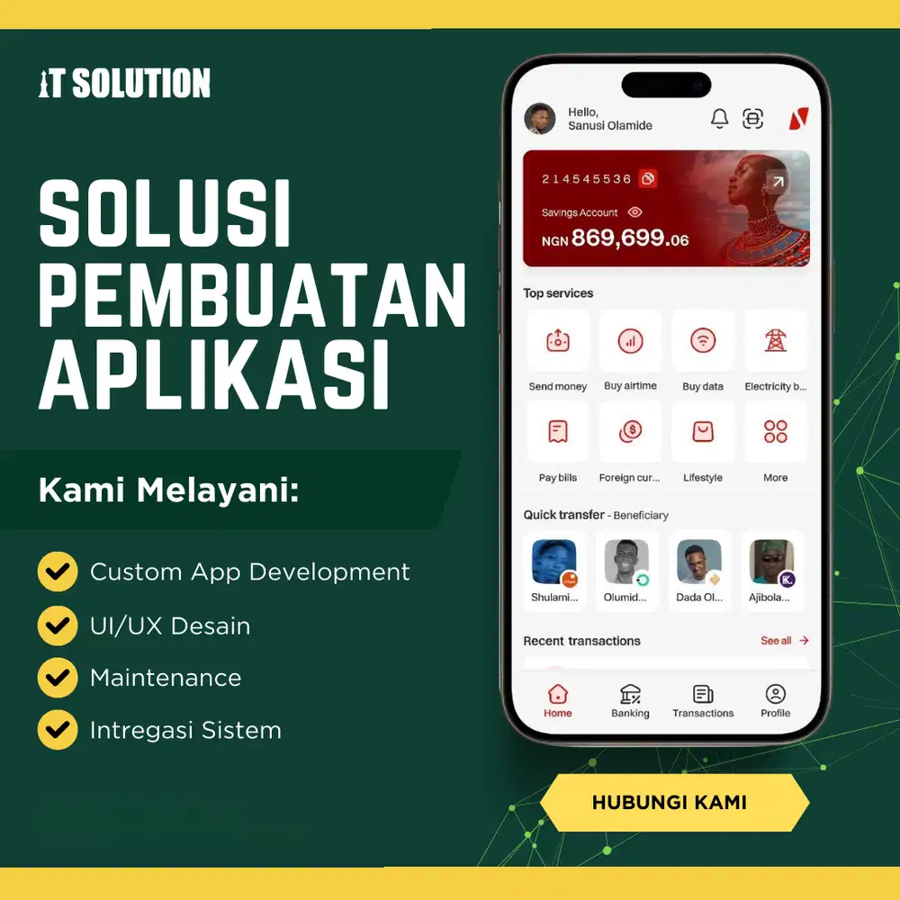 Solusi Pembuatan Aplikasi Custom untuk Bisnis & Perusahaan