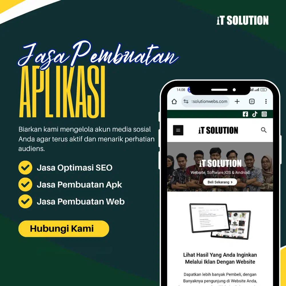 Jasa Pembuatan Aplikasi Android & Web Profesional