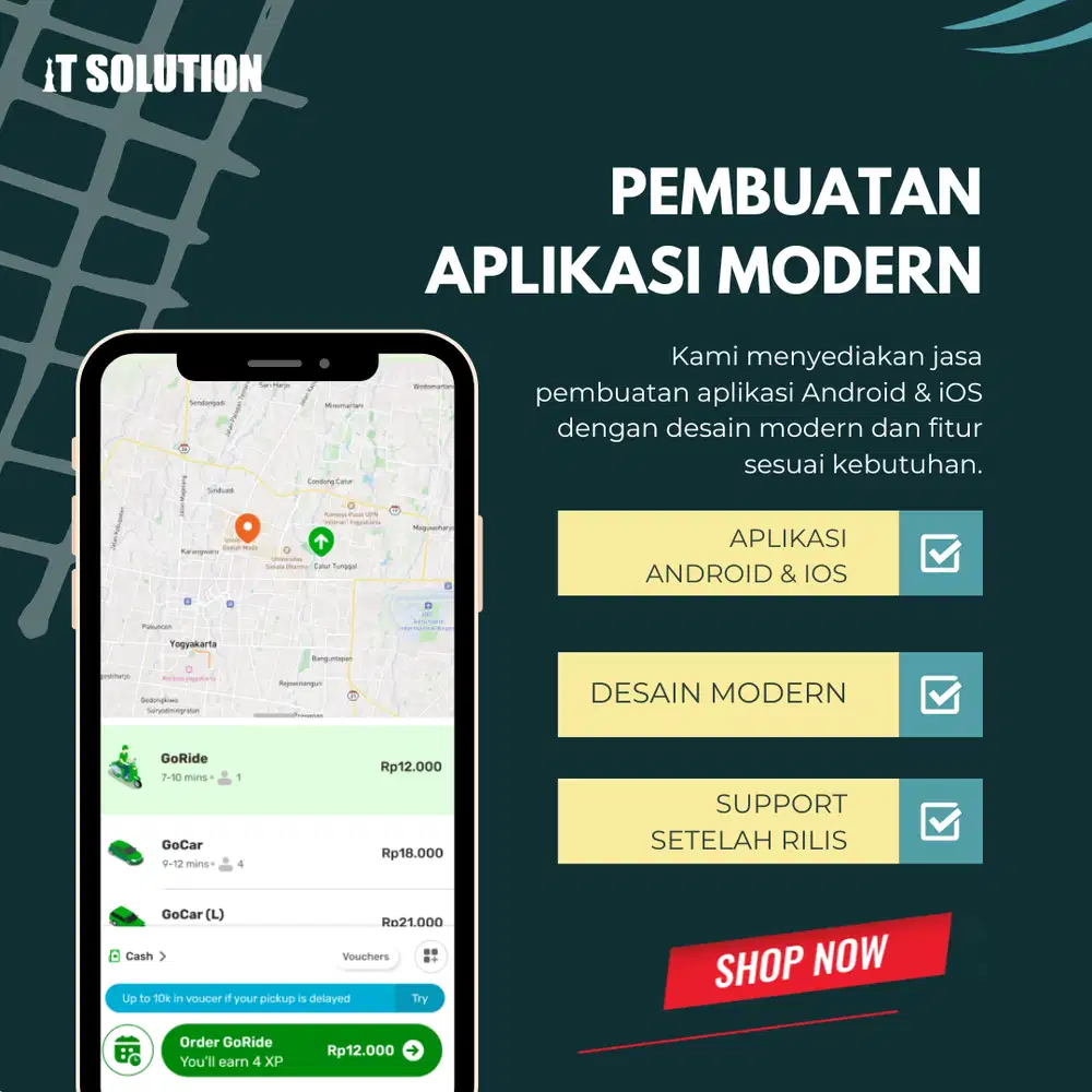 Jasa Pembuatan Aplikasi Modern Android & Web