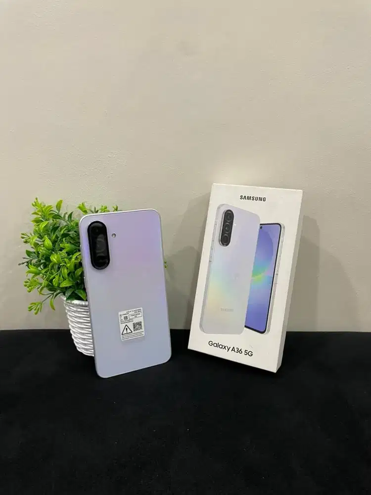 Samsung A36 5G 8/256 SEIN Lavender mulus Fullset Ori Garansi On Juni