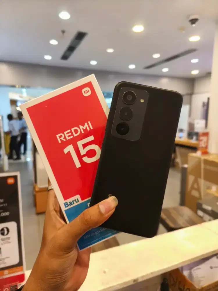 Redmi 15 6/128gb ,Promo Bisa dikredit Dp 0%  cicilan mulai 200 ribuan