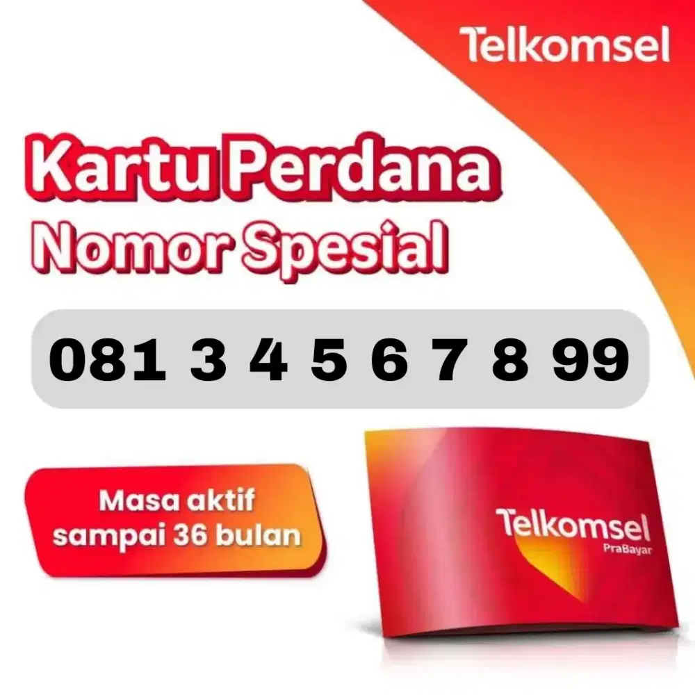 Nomor cantik 11 Angka Telkomsel