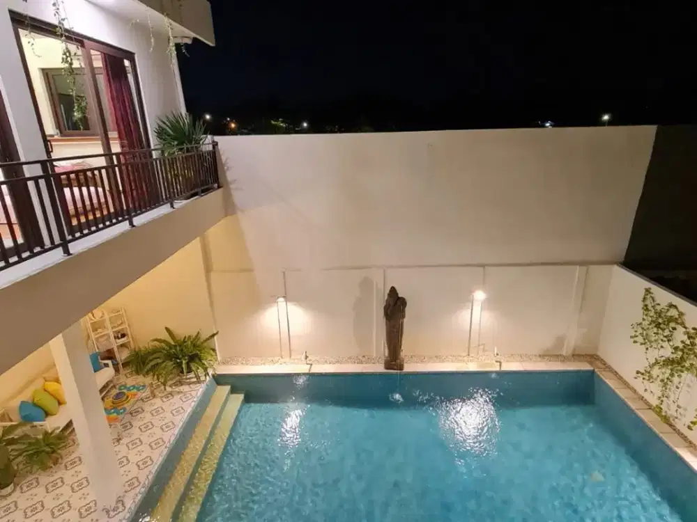 Jual cantik rumah sutera magnolia Alam Sutera ada private pool