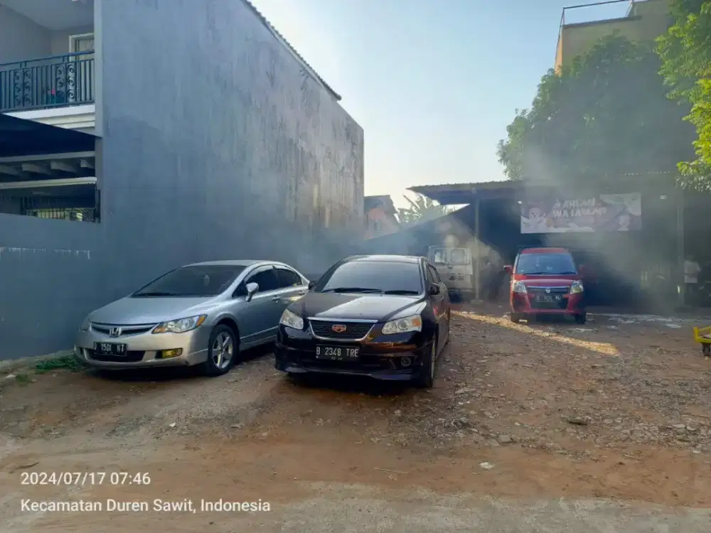 Tanah kavling murah siap bangun didalam cluster diduren sawit jakarta