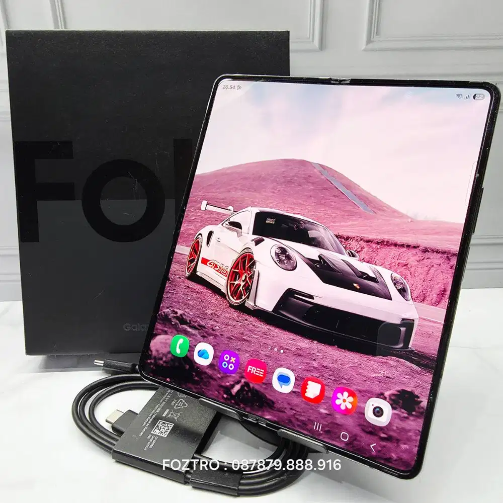 Samsung Galaxy Z Fold 4 12/256GB Graygreen Fullset Resmi No Minus