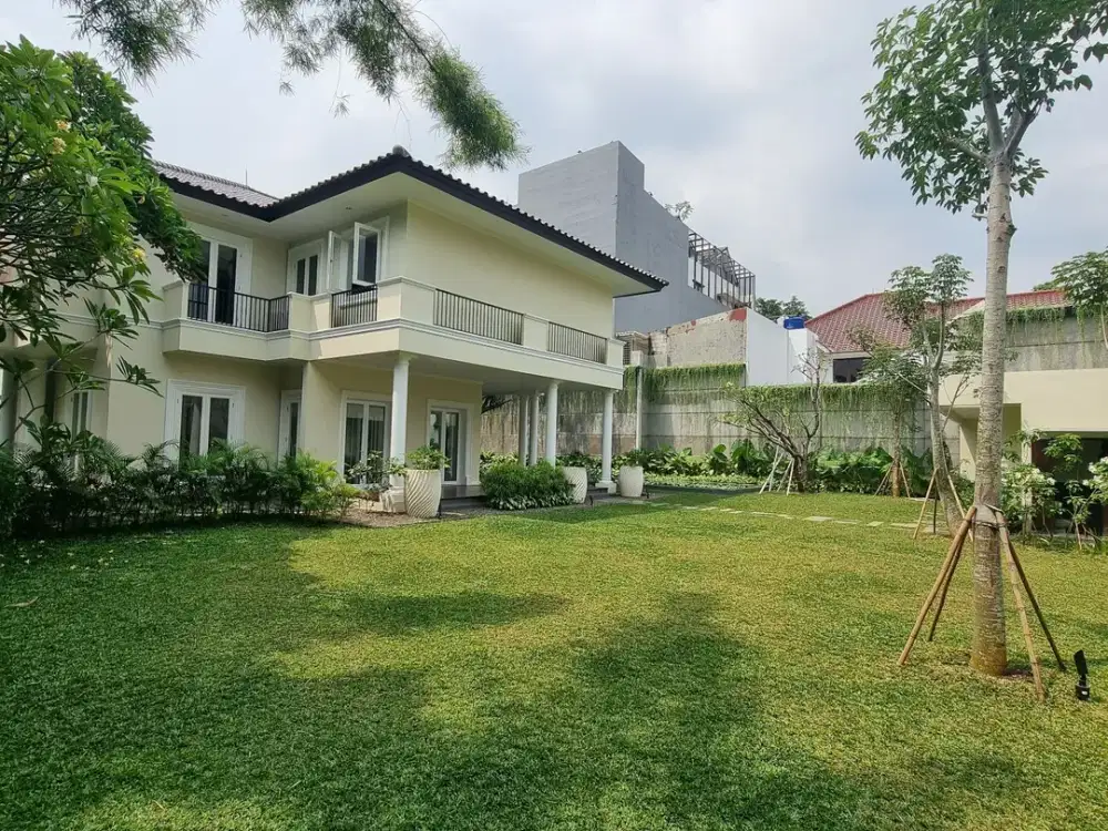 Dijual Rumah Mewah, Brand New Luas 1000m2, Garden Luas dengan Pool - di Lokasi Premium Kebayoran Baru, Jakarta Selatan