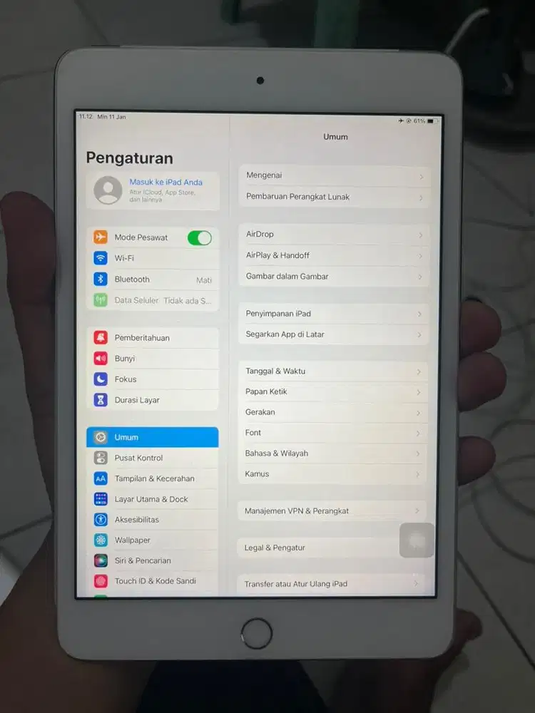 Jual cepat ipad mini 4 ex ibox Harga nett