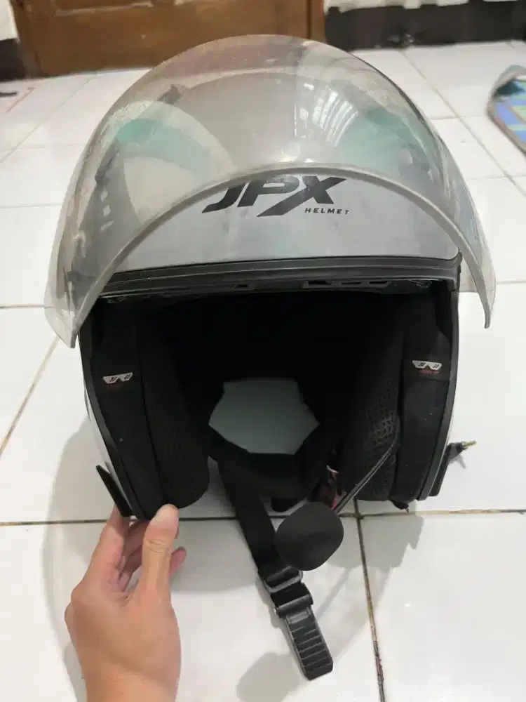 Helm jpx half face nova ori