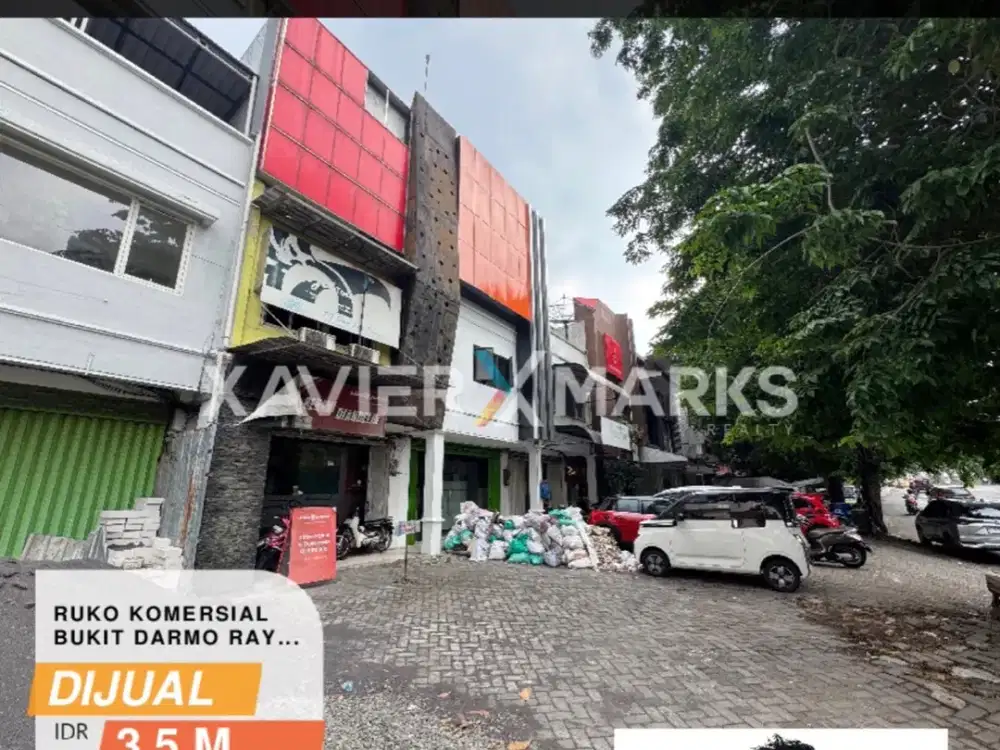 Ruko Raya Bukit Darmo Golf 3 lantai dimensi 5x20meter dekat graha Family