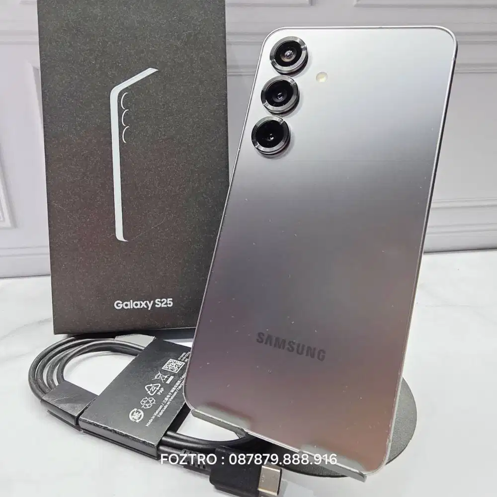 Samsung Galaxy S25 12/256GB Silver LIKE NEW Resmi No Minus