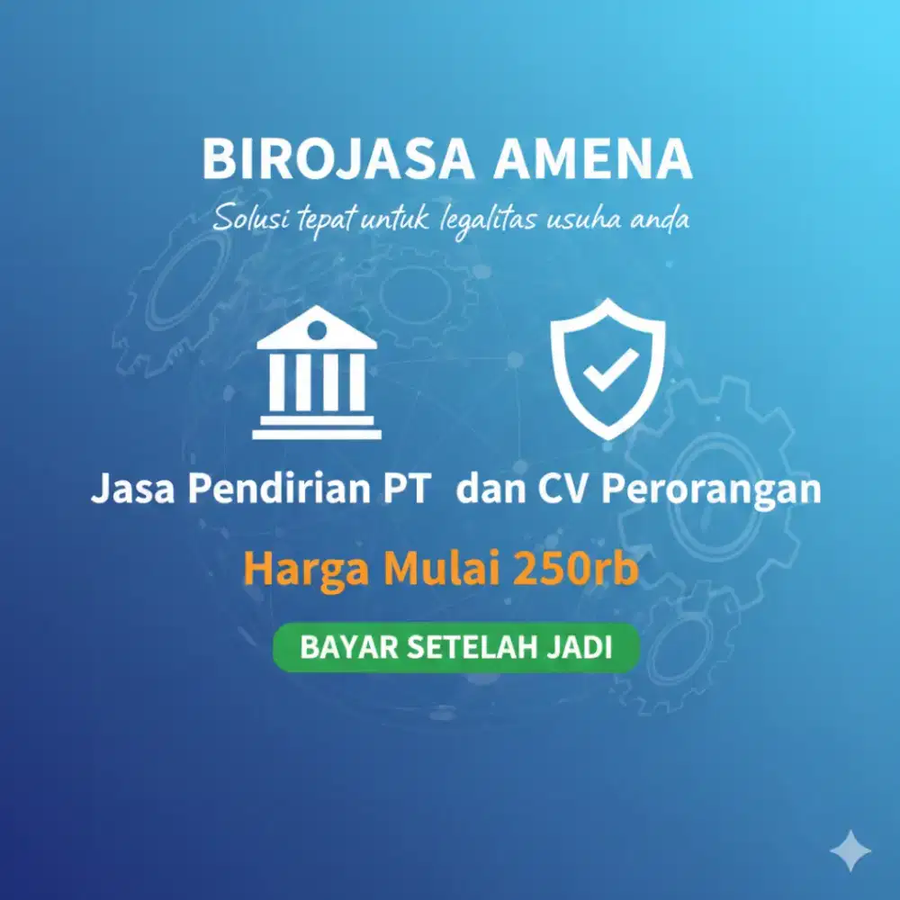 Pembuatan legalitas usaha anda