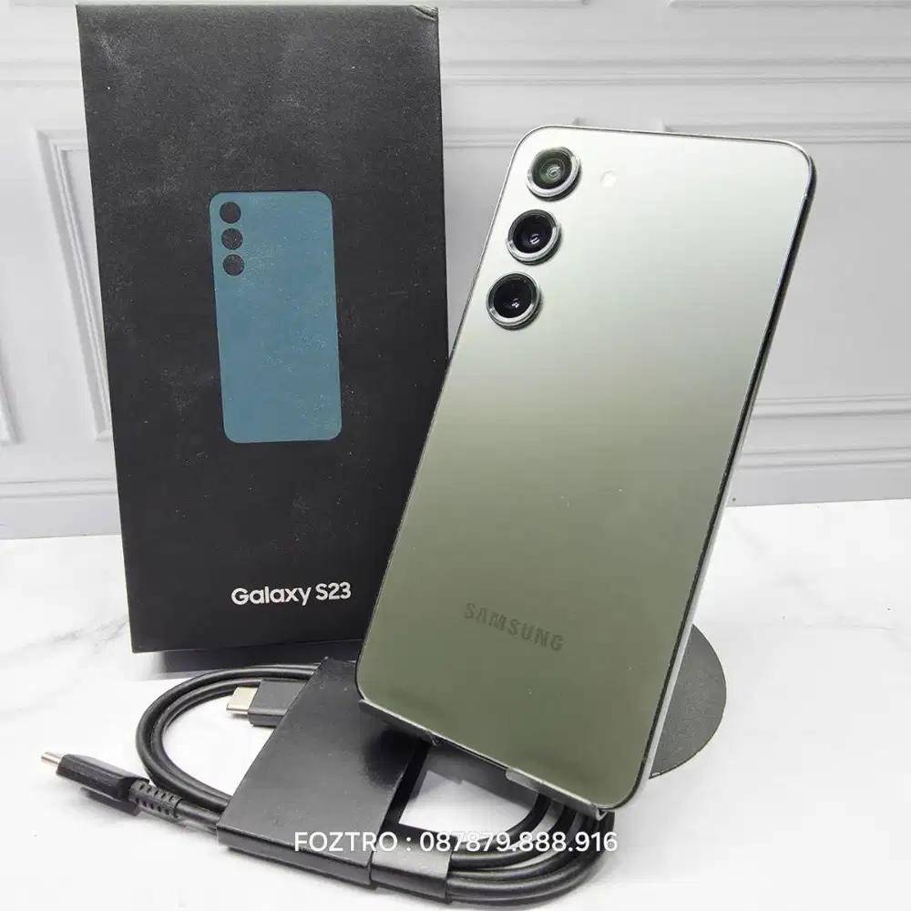 Samsung Galaxy S23 8/256GB Green Fullset Like New Resmi