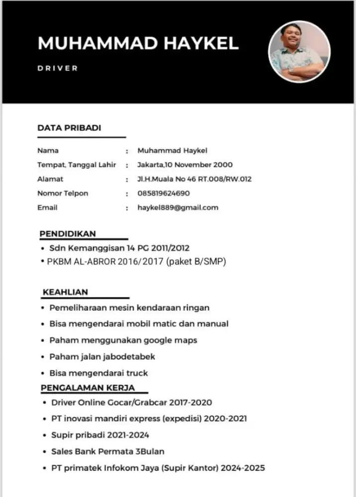 Sedang mencari pekerjaan