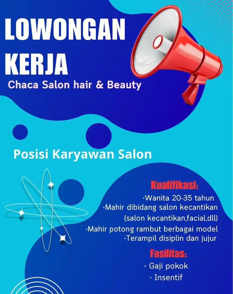 Lowongan kerja salon kecantikan