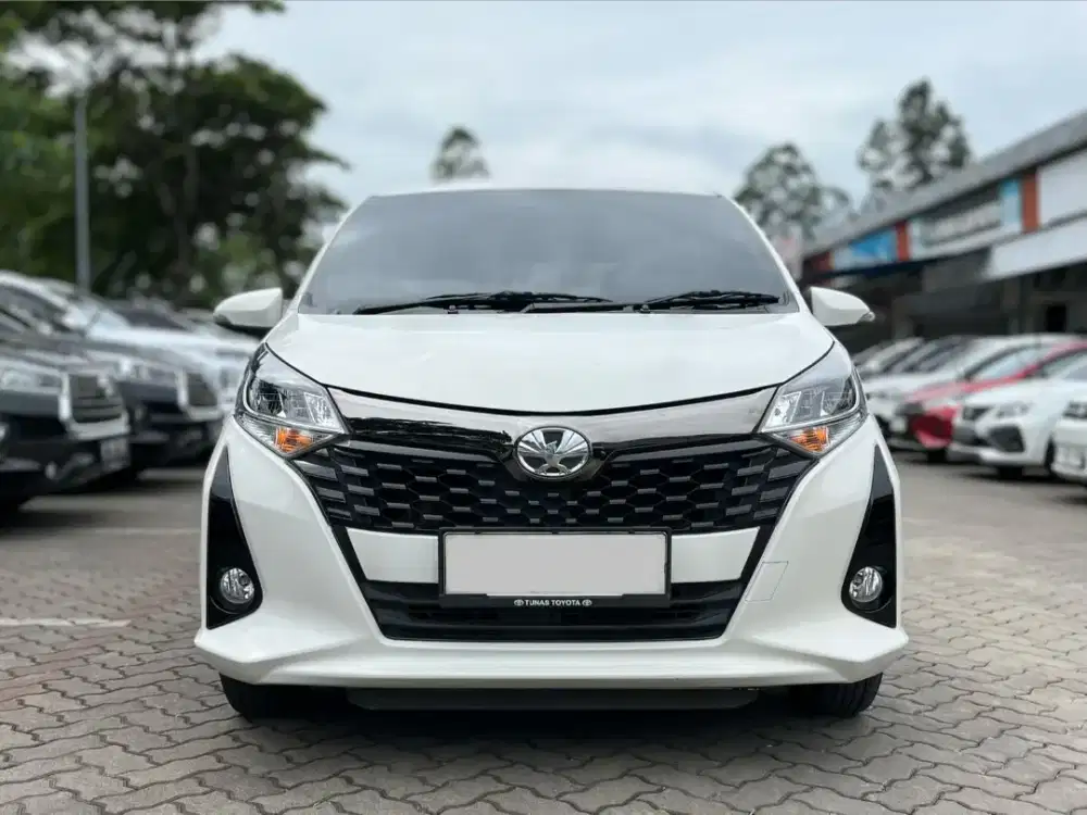 MULUS KM 24RB!! TOYOTA NEW CALYA G 1.2 AT MATIC 2024 PUTIH