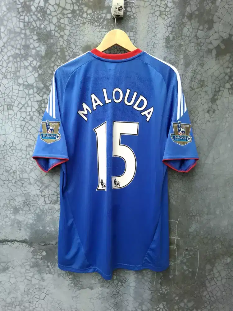 Jersey baju bola kaos sepak original chelsea fc 2010 2011 home size L