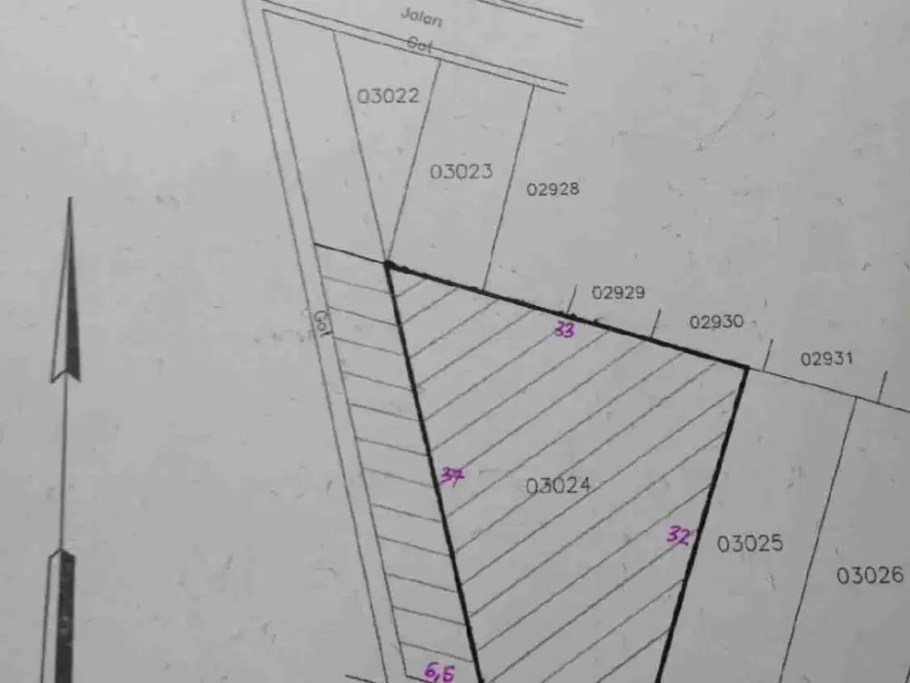 DIJUAL  TANAH 7.41  ARE SHM DI DENPASAR BARAT
