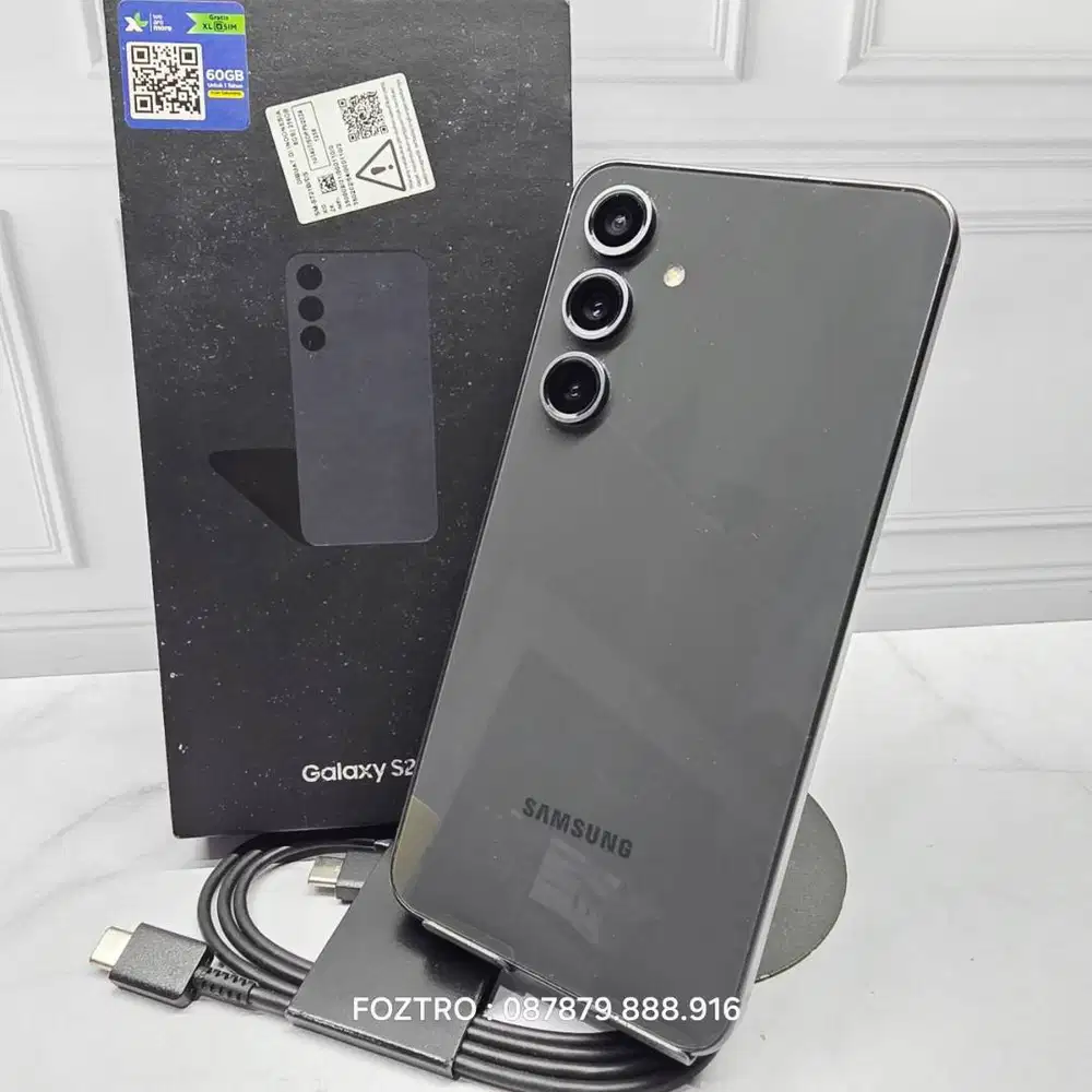 Samsung Galaxy S24 FE 8/256GB Graphite Fullset Resmi No Minus