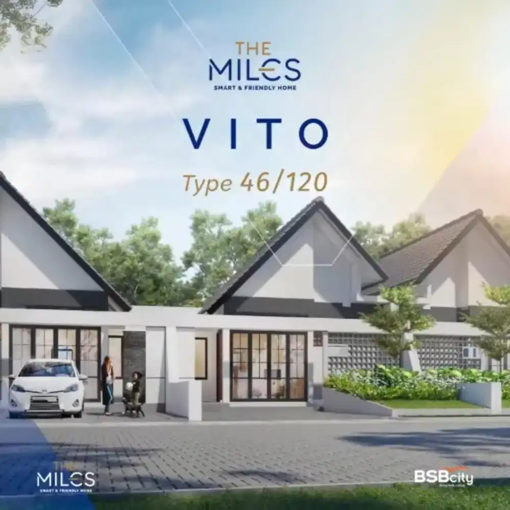 THE MILES SMARTHOME BSB SEMARANG - TYPE VITO 1 LANTAI 46/120