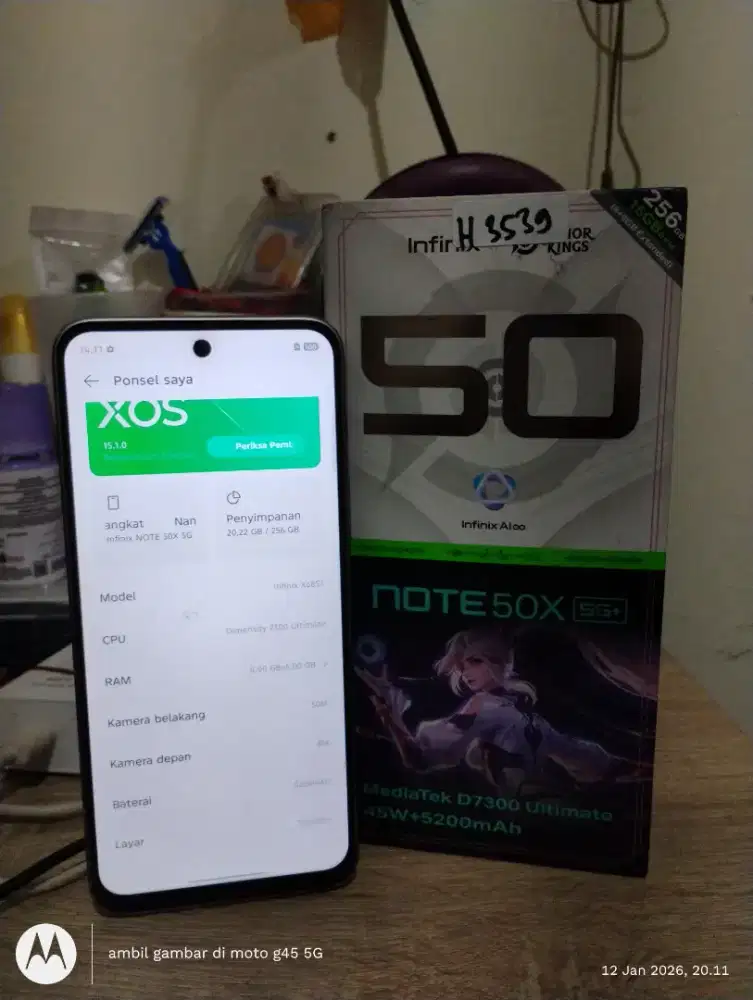 INFINIX NOTE 50X 5G 256GB