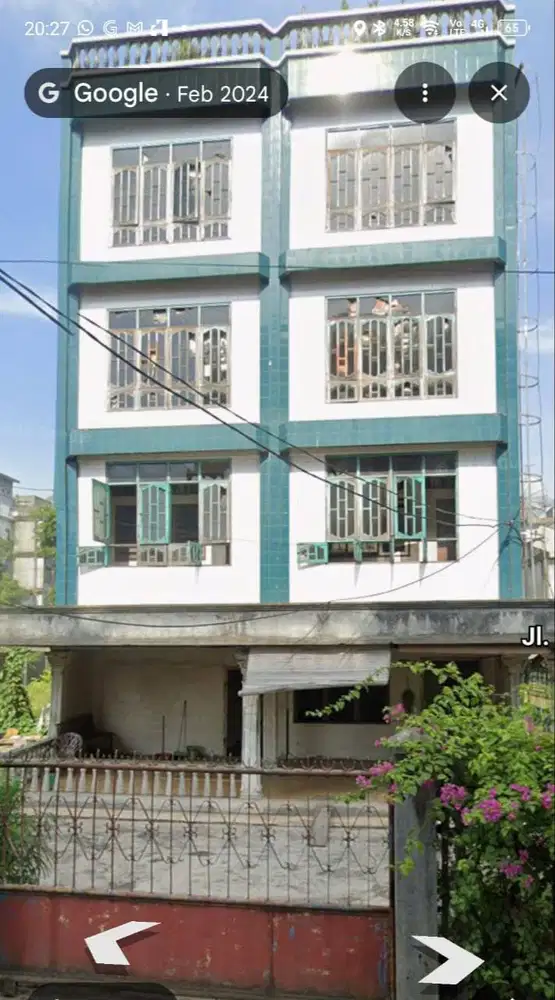 Ruko 5 lantai di pusat kota Lubuk Pakam 20 menit ke airport kualanamu