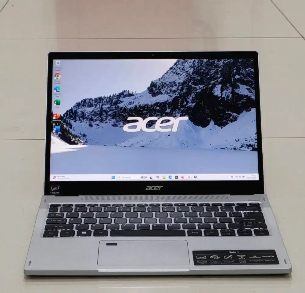ACER SPIN 3 SP313-51N TOUCHSCREEN
Intel core i7-1165g7 Ram 16/512GB