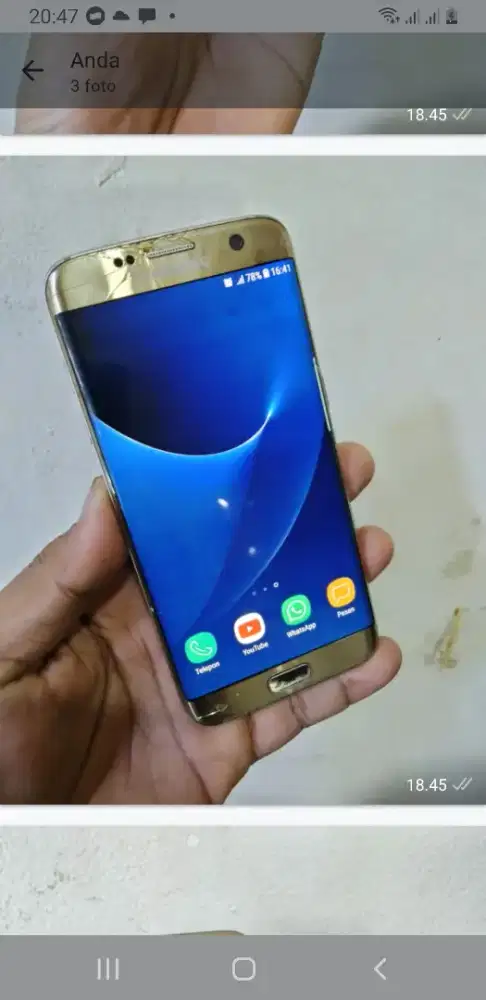 Samsung s7edge ram4gb inttnl32gb