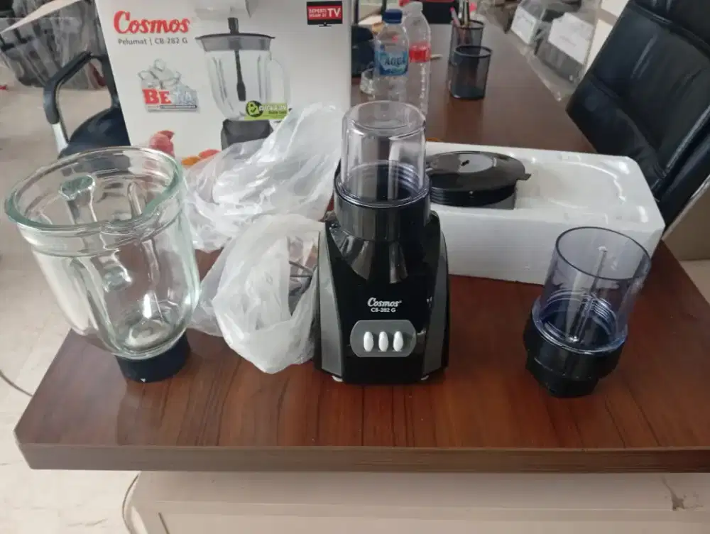 Cosmos Blender Kaca 2Liter CB 282G Hitam 3in1