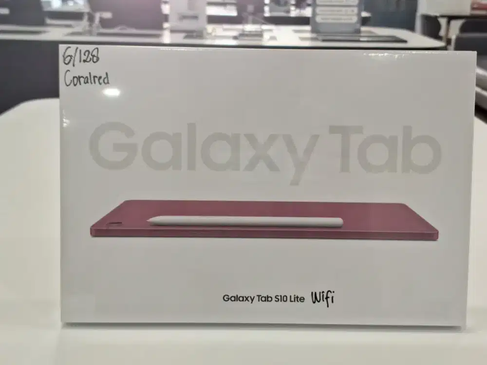 [READY STOK] SAMSUNG TAB S10 LITE WIFI 6/128 CORALRED