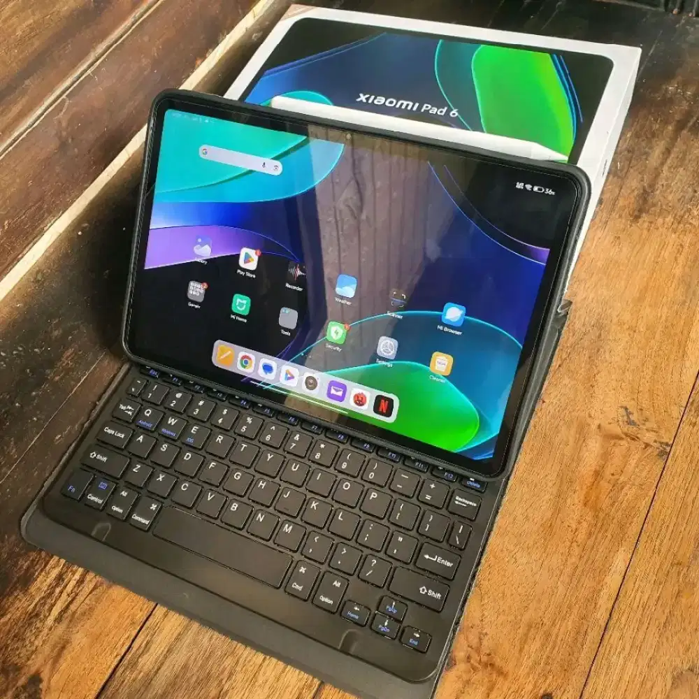 Xiaomi Pad 6 Blue + Keyboard-Stylus Like New Garansi Xiaomi Mi Pad 6