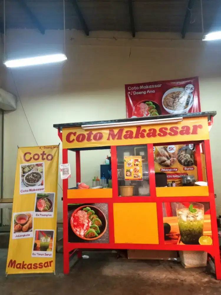 Rombong Gerobak ukuran besar