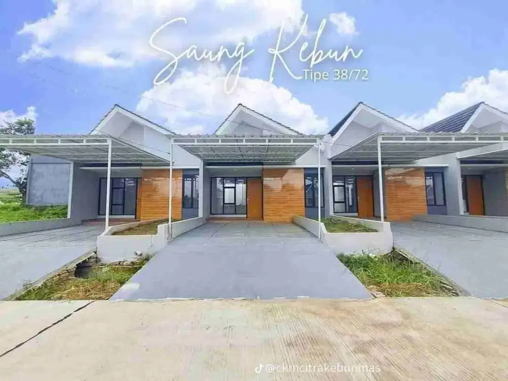 Rumah non subsidi Saung Kebun