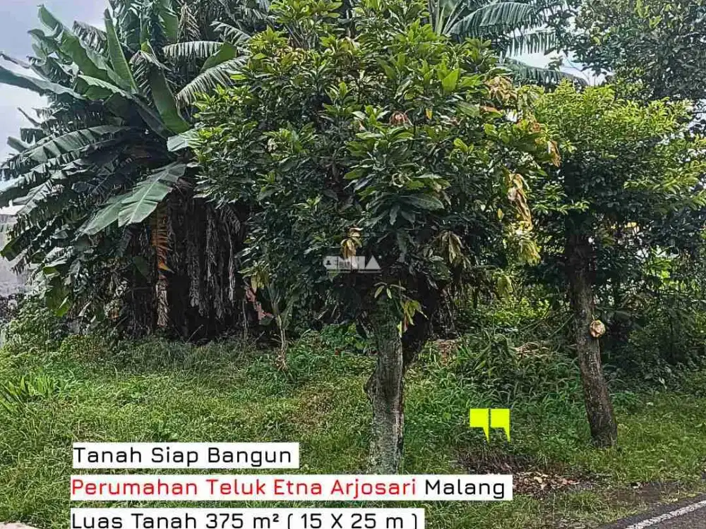 Tanah Siap Bangun Kawasan Perumahan Teluk Etna Arjosari Blimbing Malang