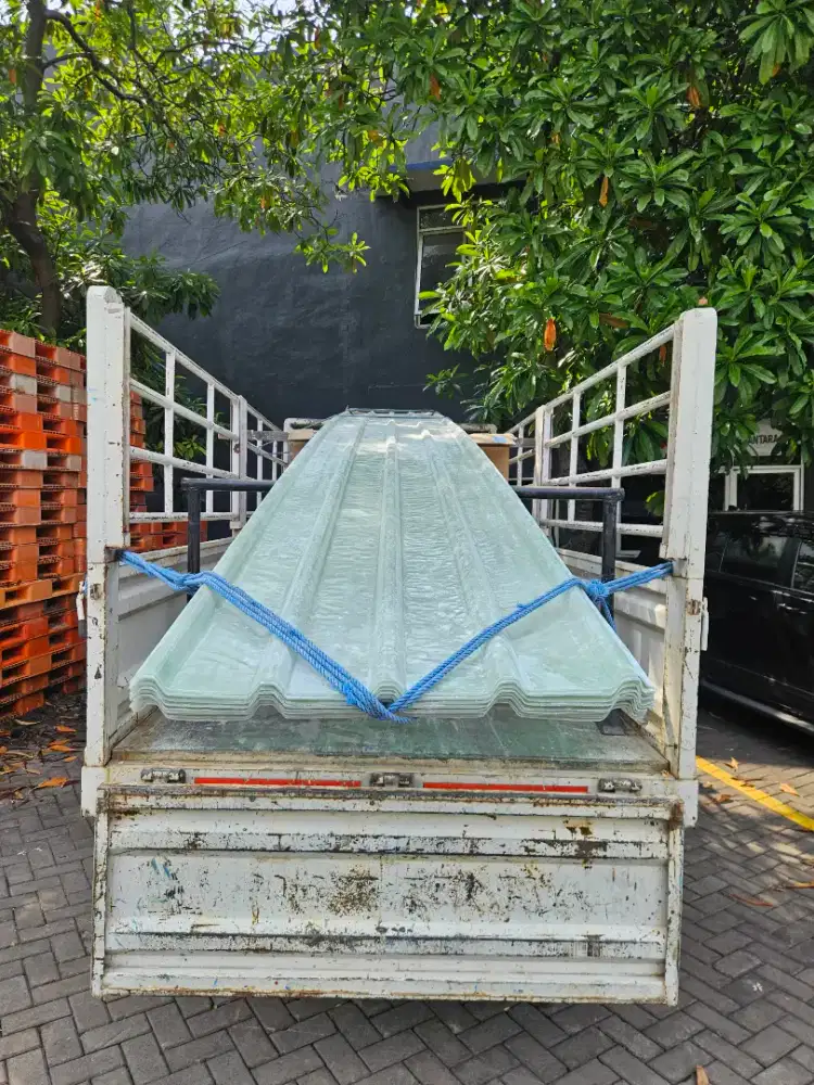 Atap Fiberglass Transparan 5 Gelombang