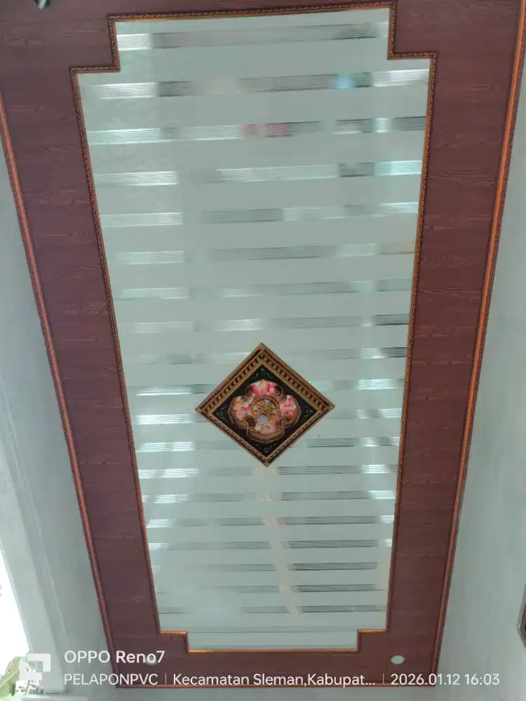 Plapon Pvc terpasang bahan dan jasa trima beres bergaransi pemasangan