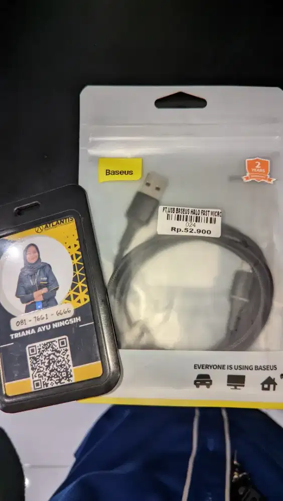 PT USB BASEUS HALO FAST MICRO | ATLANTIS DAHSYAT