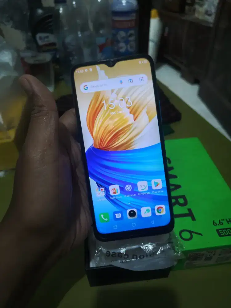 Infinix smart 6 32gb blue fulset