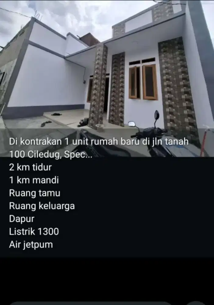 KONTRAKAN 1 RUMAH