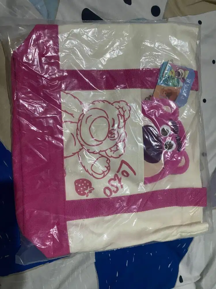 Totebag Lotso Pink