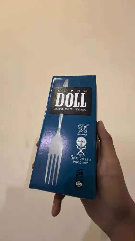 Sendok & Garpu Makan bahan Stainless Super Doll