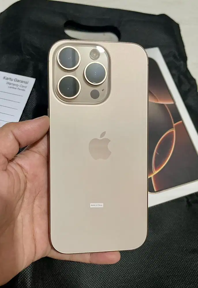 IPHONE 16 PRO 256 GB BERGARANSI ORIGINAL 100%