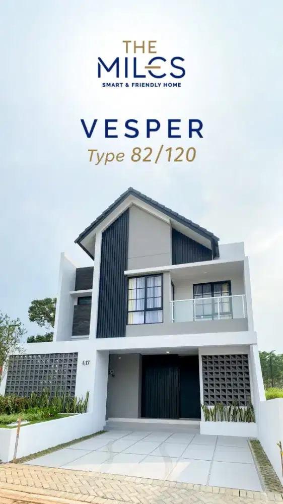 THE MILES SMARTHOME BSB SEMARANG - TYPE VESPER 82/120 DENGAN 3 KAMAR
