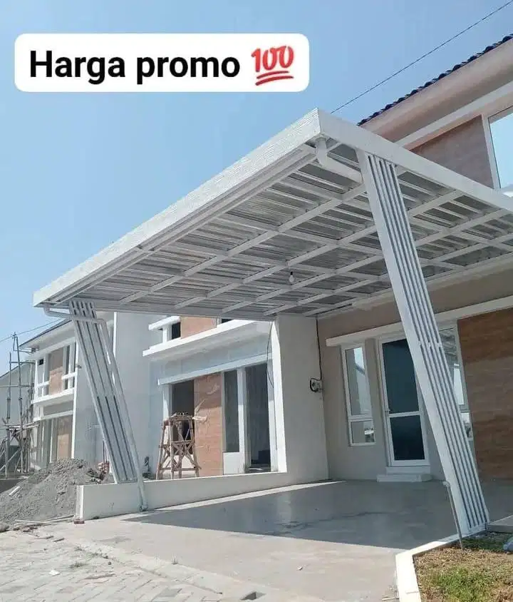 Kanopi minimalis modern murah meriah